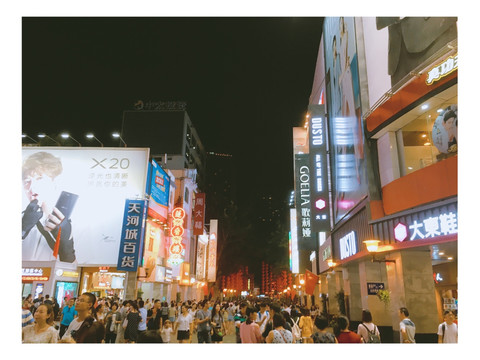 广州北京路夜景