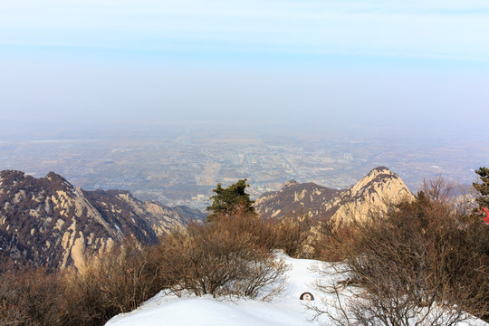 西岳华山 群山风光