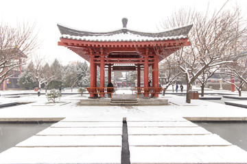 雪景园林