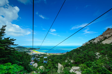 青岛崂山风景缆车