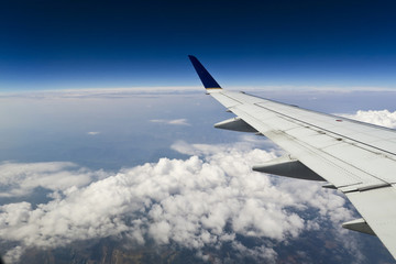 飞行在美国上空 空中旅行