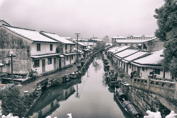 江南雪景