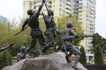 革命战争雕塑