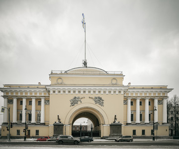 圣彼得堡海军总部大厦 拱门
