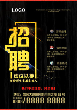 招聘海報