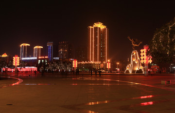 龙源湖夜景