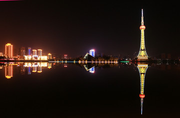 龙源湖夜景