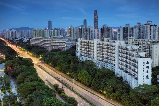 深圳罗湖城市夜景