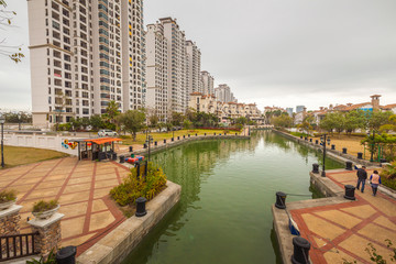 万科双月湾 小区内景