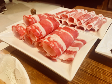 火锅配菜 羊肉卷 牛肉卷