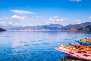 泸沽湖风光