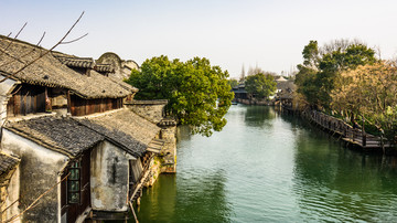 乌镇西栅景区水景