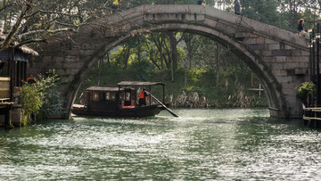 乌镇西栅景区水景