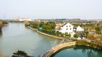 乌镇西栅景区水景