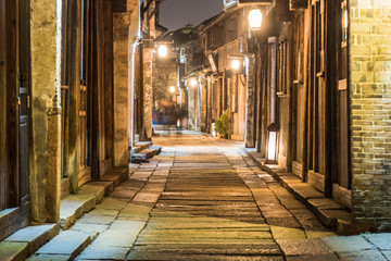 乌镇西栅景区夜景