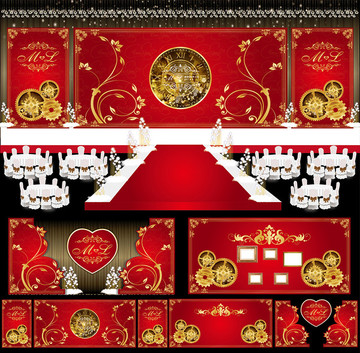紅金主題婚禮
