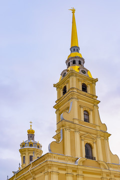 彼得保罗大教堂 钟塔尖顶