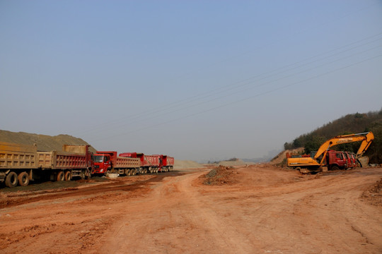 道路桥梁建设建筑工地