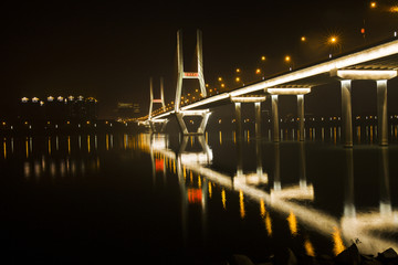 湘潭三大桥夜景