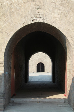 古代城门洞背景