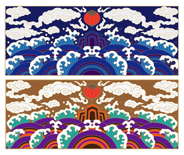 清朝圖案