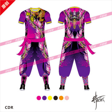 龍獅服CDR可拆分