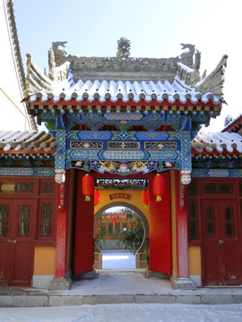 中式建筑与月亮门