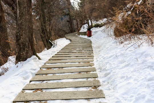 西岳华山 台阶