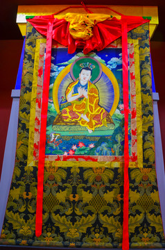 藏族佛像挂毯