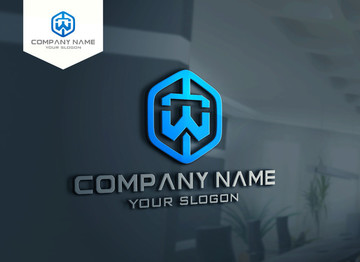 W字母LOGO設(shè)計(jì) 標(biāo)志設(shè)計(jì)