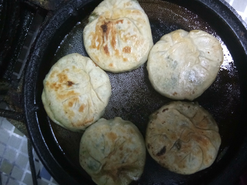 馅饼制作中