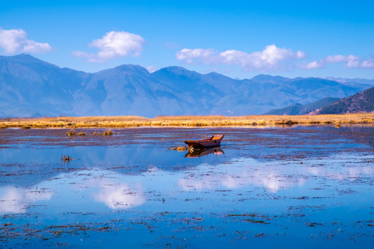 泸沽湖草海湿地