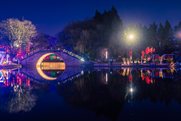 大观楼公园夜景