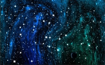 夢(mèng)幻星空主題背景