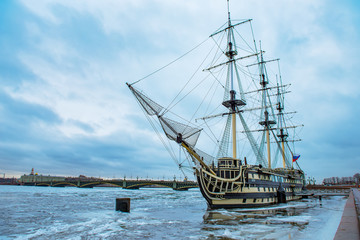 帆船 涅瓦河 圣彼得堡