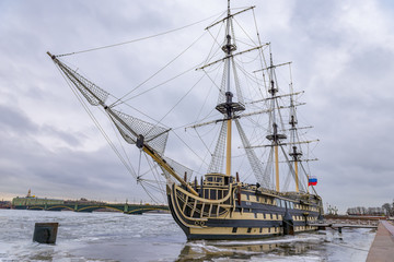 帆船 涅瓦河 圣彼得堡