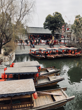 台儿庄运河古城风景