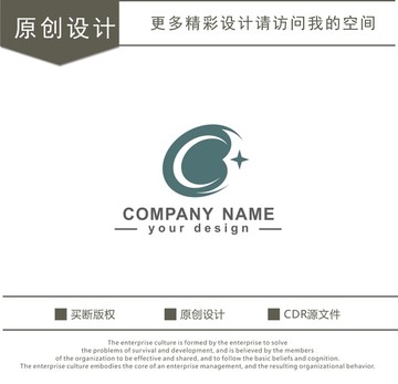 C B 字母 logo