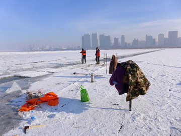 采冰 冰雪