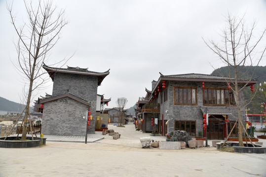 古城 仿古城 仿古建筑 仿古街