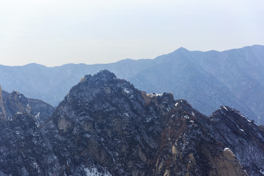 西岳华山 群山风光