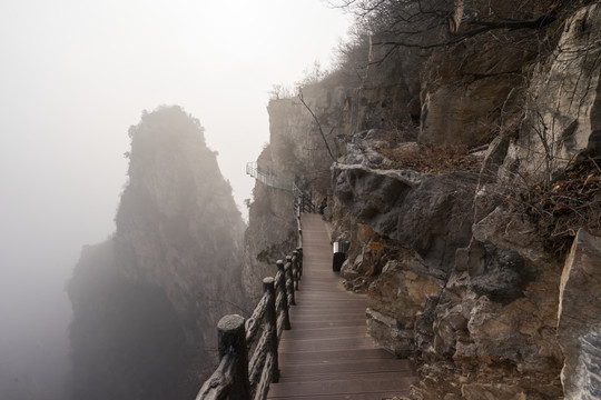 云台山 玻璃栈道