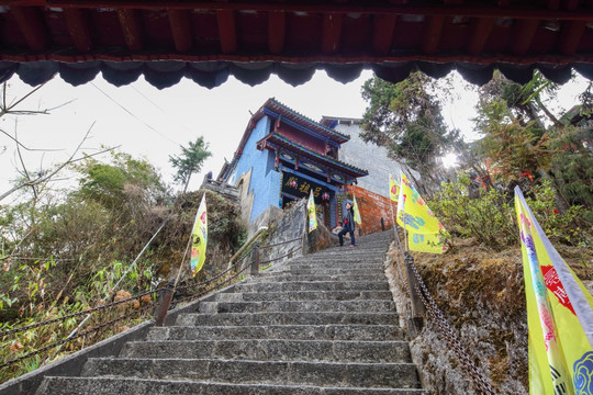 腾冲云峰山 灵验山 吕祖殿