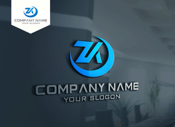 ZK字母LOGO設(shè)計