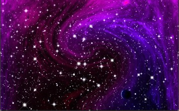 紫色星空圖