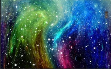 多彩星空圖