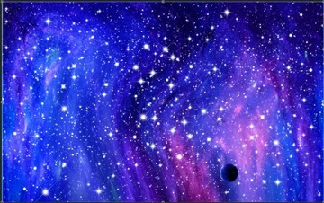 紫色星空吊頂