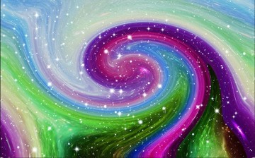 酷炫漩渦星空