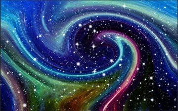 酷炫漩渦星空軟膜吊頂