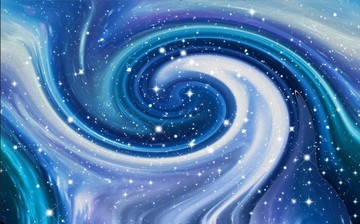 星空吊頂噴畫壁紙